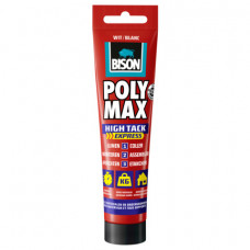 BISON POLY MAX® HIGH TACK EXPRESS WIT TUBE 165G NL/FR