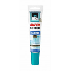 BISON SUPER SILICONE SANITAIR TRANSPARANT HANG/STATUBE 150 ML NL/FR