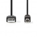 USB-KABEL | USB 2.0 | USB-A MALE | USB-B MALE