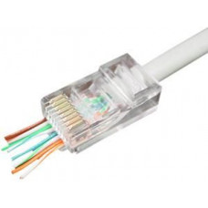 MODULAIRE PLUG RJ45 DOORSTEEKMONTAGE CAT6