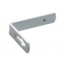 AFSTANDSTEUN MET 1 TAPGAT IJZER WIT GELAKT 7,5CM