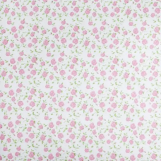 PLAKPLASTIC LAURA ROZE BLOEMEN 45CMX2MT