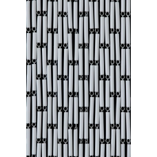 VLIEGENGORDIJN VERSPRINGEND WIT 90X210CM