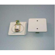 BL BLINDPLAAT WIT VIERKNT KLEM VIMAR