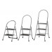CROMATO HUISHOUDTRAP 2-TREEDS MET HOGE BEUGEL SILVER