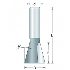 610-8 HM ZWALUWSTAARTFREES D=12.7D=8 AMAXX