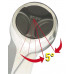 RATELSLEUTEL OMS 1/4'' STANDZB