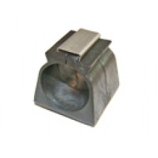 BUISKLEMVOET 22 MM ZWART