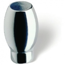KNOP BULB ZMC VERCHROOMD 15MM H=26MM