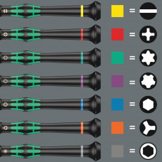 2067/6 MICRO TORX® BO SCHROEVENDRAAIERSET + HOUDER, 6-DELIG