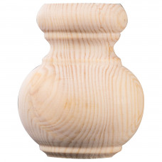 MEUBELPOOT HOUT ROND Ø70MM, 80MM, GRENEN 22