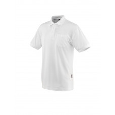 WIT, 2XL BORNEO POLOSHIRT KATOEN/POLYESTER 180 GR