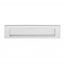 BRIEFPLAAT MET KLEP/REGENRAND CHROOM