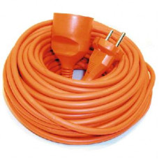 VERLENGKABEL 20 METER 2X1,5MM H05VV ORANJE