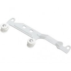 2 OVERSCHUIFRUNNER WIT TBV U-RAIL/DE LUXE