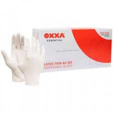 LATEX HANDSCHOEN GEPOEDERD MAAT 8