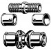 PEXFIT KOPPELING RECHT 16 X 16MM