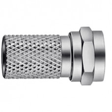 F-CONNECTOR 7.0 MM MALE METAAL ZILVER