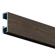 ARTITEQ CLICK RAIL ALUMINIUM GEBORSTELD 25X8,5MM 600CM