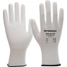 HANDSCHOEN NYLON/PU WIT MAAT9
