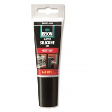 BISON SILICONENKIT HIGH TEMP ZWART TUB 60ML*12 NLFR