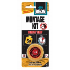 BISON MONTAGEKIT DIRECT GRIP TAPE CRD 1.5MX19MM*6 NLFR