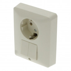 WIT KOMB SERIE INBOUW +RA