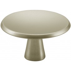 KNOP ROND 40MM + BOUT M4 NIEUW ZILVER