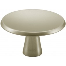 KNOP ROND 40MM + BOUT M4 NIEUW ZILVER