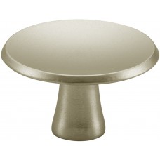 KNOP ROND 35MM + BOUT M4 NIEUW ZILVER